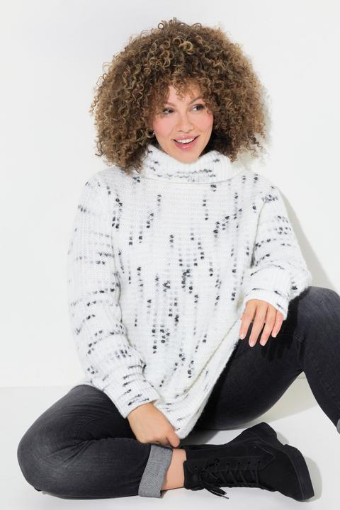 Actual product image Ulla Popken Space Yarn Oversized Turtleneck Sweater (58)