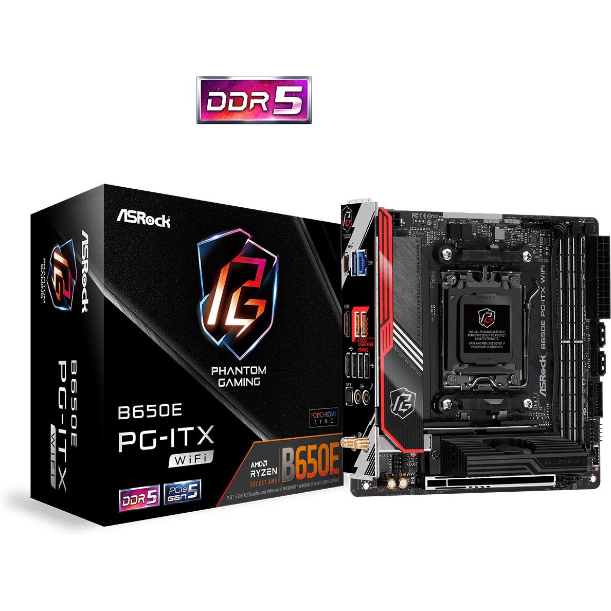 AsRock B650E PG-ITX WiFi (AM5, AMD B650E, Mini-ITX), Mainboard