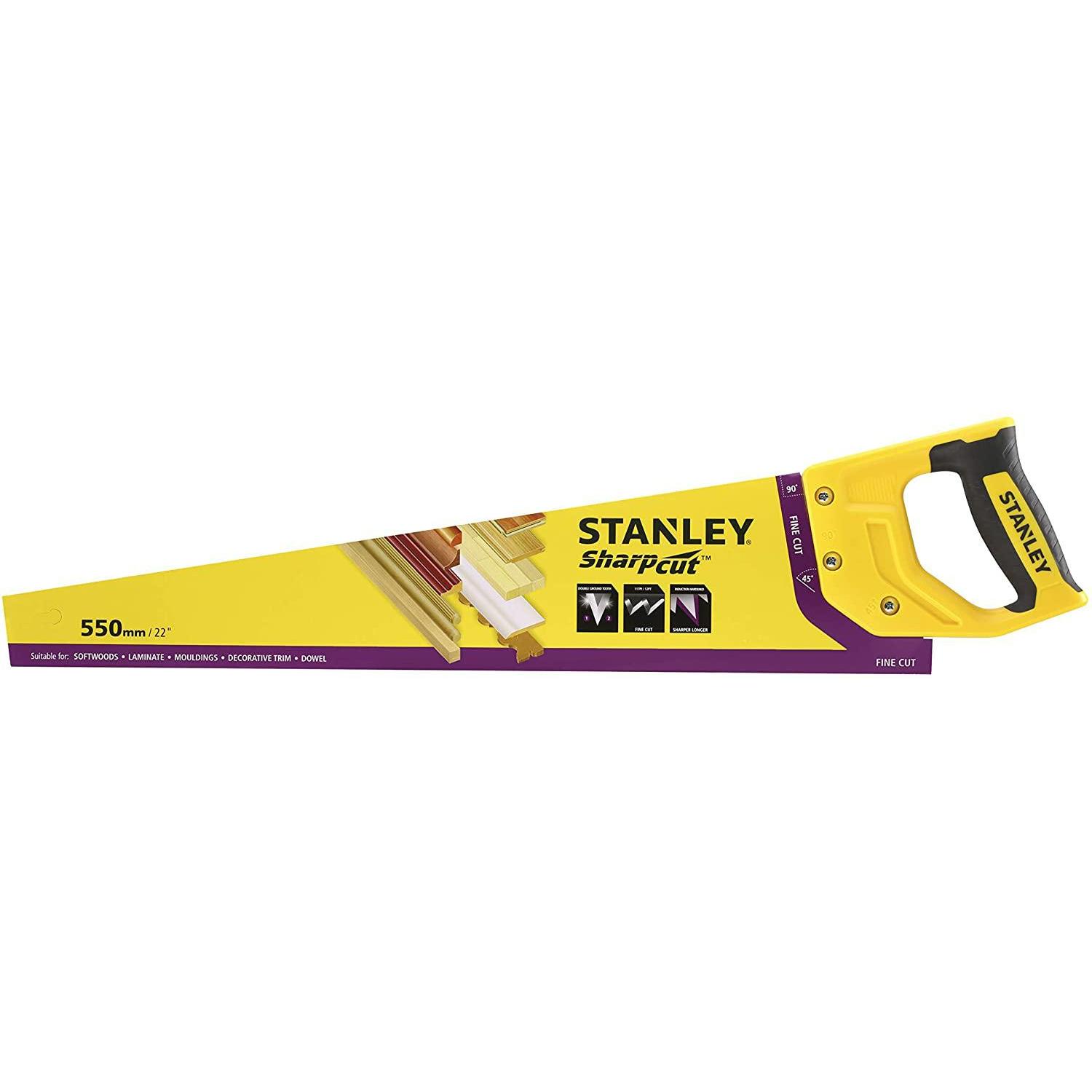 Stanley, Handsäge, Serrucho universal 22”/550mm 11TPI