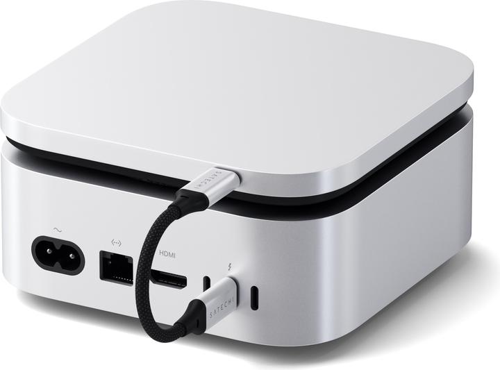 Actual product image Satechi Mac Mini M4 USB4 Slim NVMe SSD-Gehäuse (M.2 2242, M.2 2260, M.2 2230, M.2 2280)