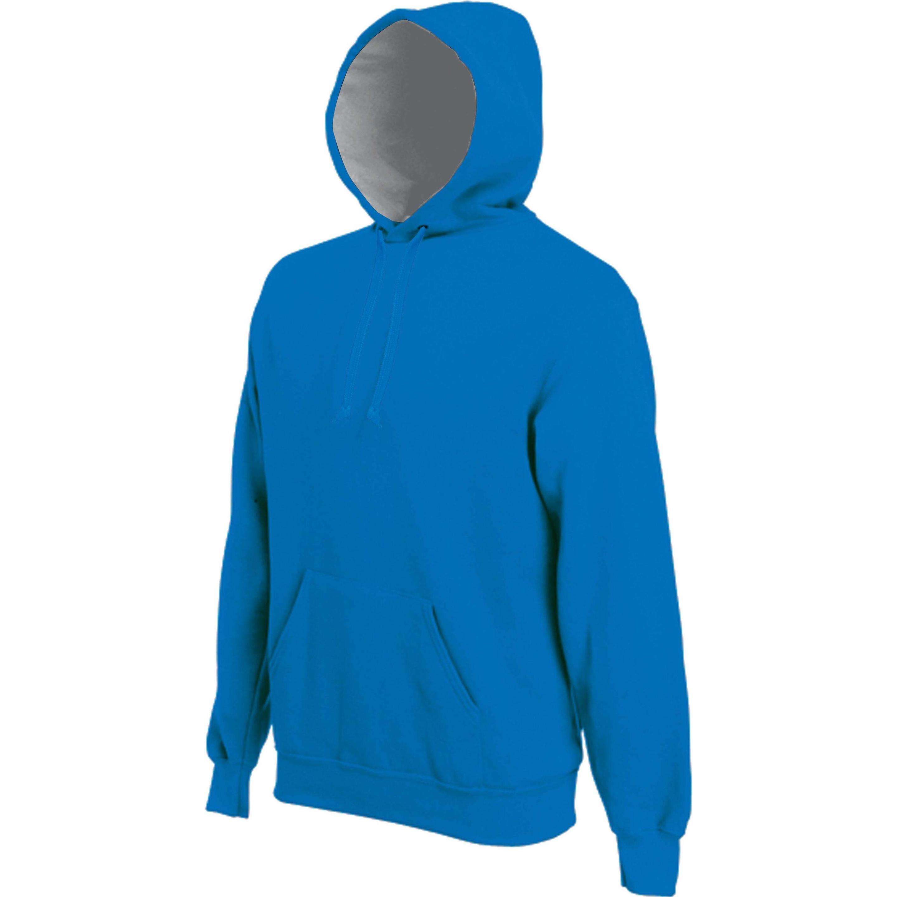 Kariban, Herren, Pullover, bande contrasté, Blau, (XL)