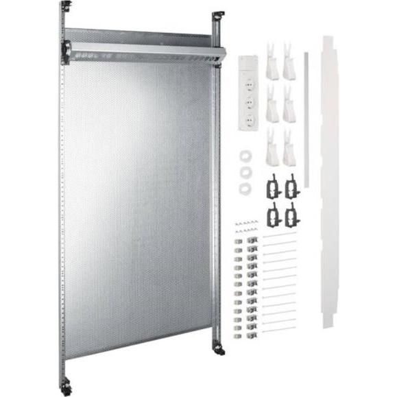 Hager, Systemstromversorgung, Komplettfeld MultimediaUF321NWuniversZ 1050mm 2feld m.12xPatchmod