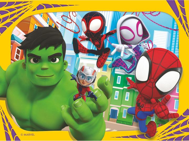 Produktbild Ravensburger Puzzle 4 in einer Box - Spidey (12 Teile)