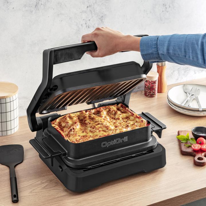 Productafbeelding Tefal GC7748 OptiGrill 4in1 incl. Tipp Kick Spel Zwart
