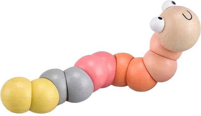 Bigjigs Holzwurm - Pastell