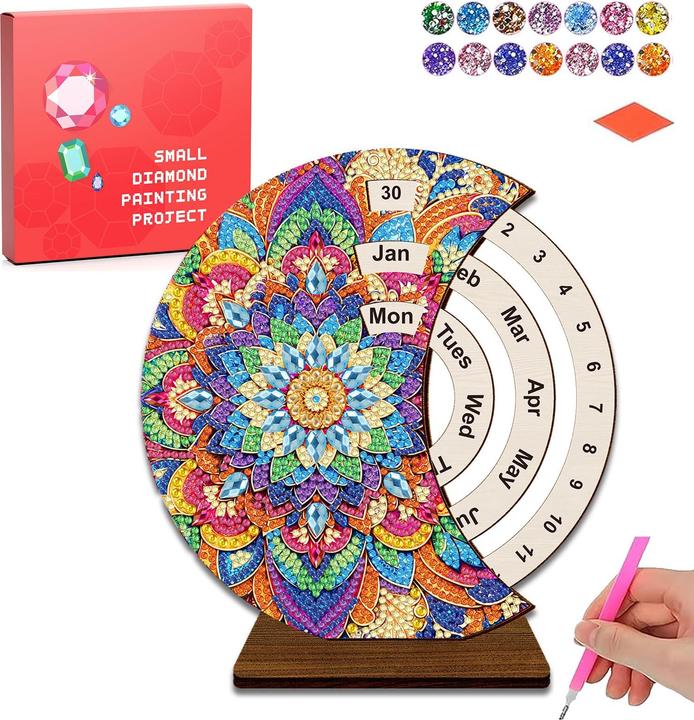 Actual product image Activity Board Diamantmalerei Kalender Basteln