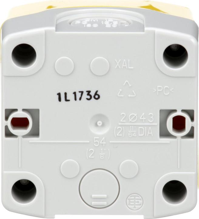 Actual product image Schneider Electric Emergency Off Switch Button 600vac 10a Xalb Sp