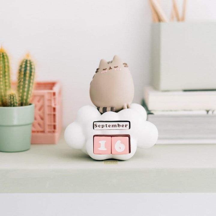 Productafbeelding NoName PUSHEEN - Kalender Perpétuel 3D en Résine - '10x12x13cm'.