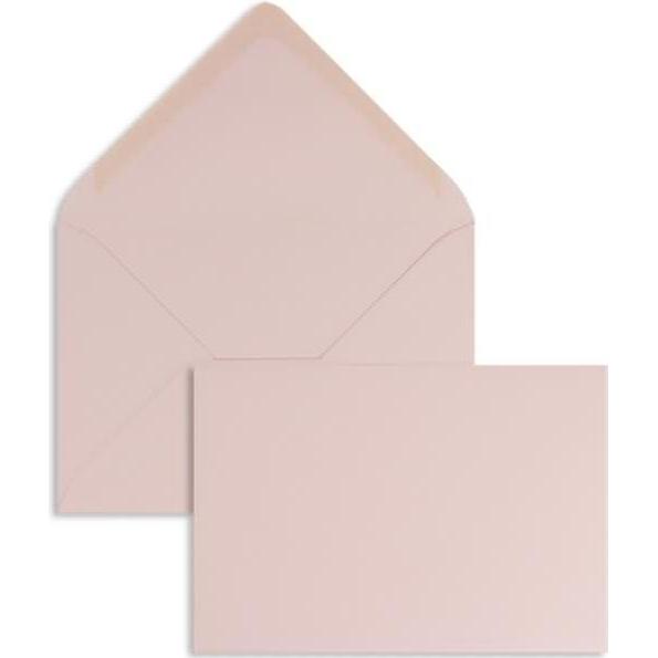 Blanke, Briefumschlag, Briefumschläge 120x180mm 120g/qm gummiert VE=100 Stück zartrosa (100 x)