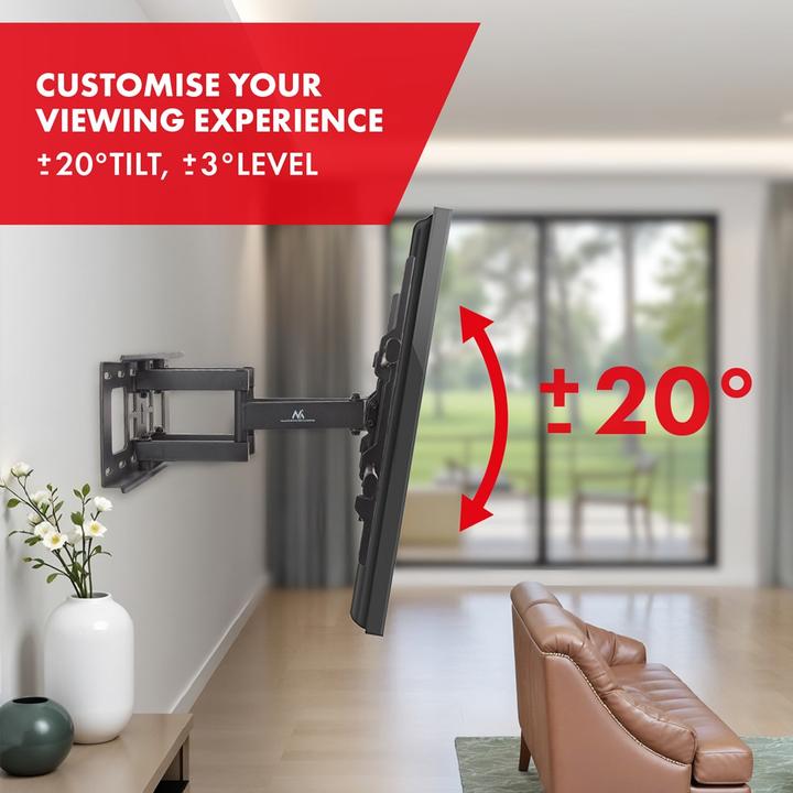 Produktbild Maclean TV-Halterung für 32-85" 60kg MC-789 (Wand, 85", 60 kg)