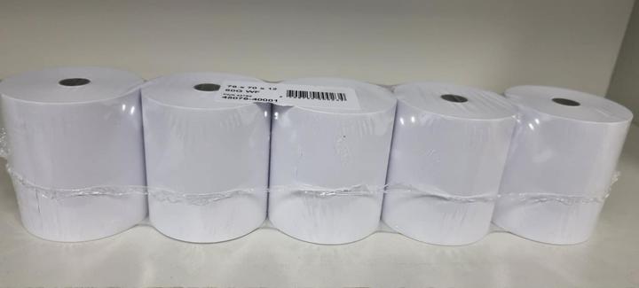 Actual product image Soennecken Additon roll 76mmx43m control strip 5pcs.