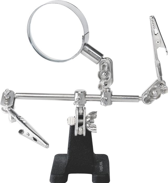 Actual product image LogiLink 3. helping hand with magnifying glass