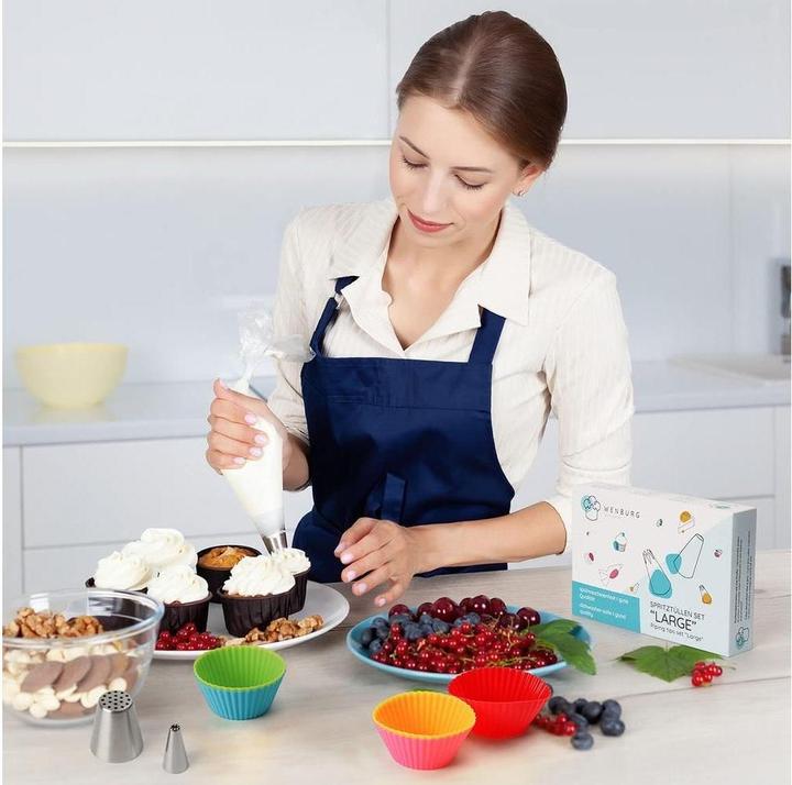 Actual product image Wenburg Spritztülle - Set, 75-tlg (Piping bag set)