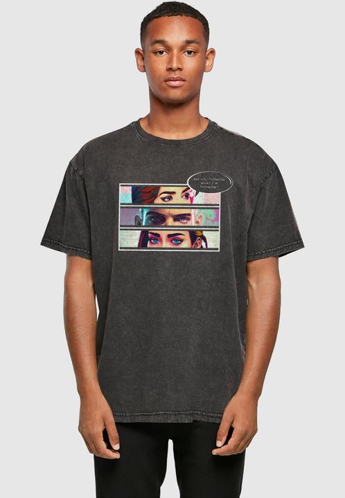 Produktbild Merchcode Thinking Comic Acid Washed Oversized Tee - 116355 (4XL)