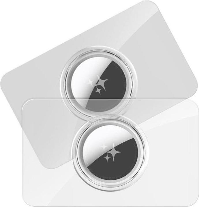 Image du produit Dux Ducis Book case card-shaped protective case for AirTag 2 pcs transparent + black