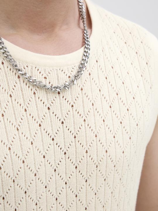 Produktbild Jack & Jones Einfarbig Gestricktes T-Shirt Gestricktes T-Shirt (XXL)