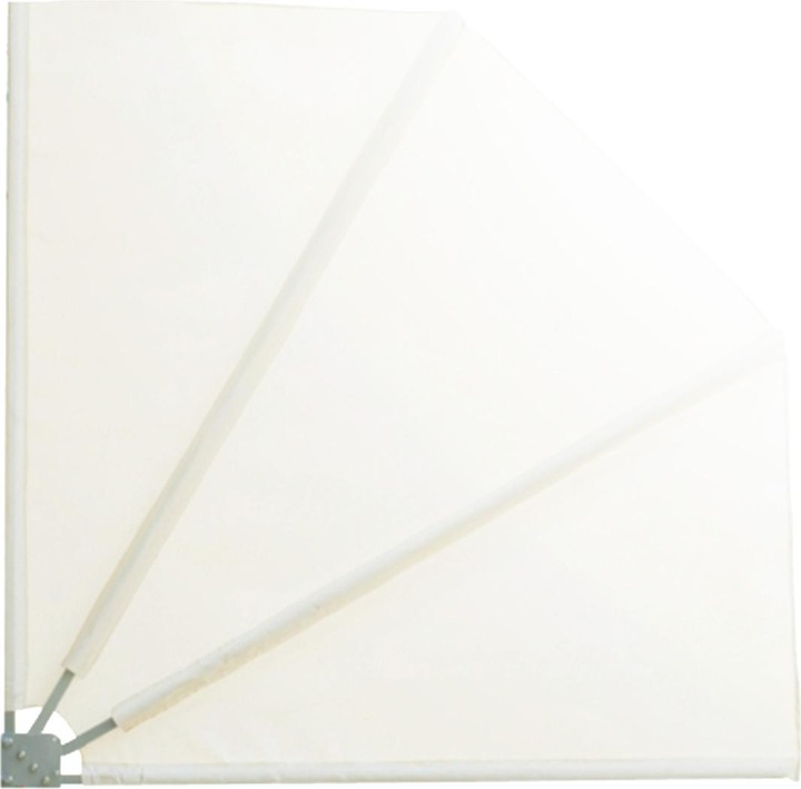 Actual product image Keller Fahnen Balkonfächer, inkl. Abdeckhaube 140x140 cm creme (140 cm)