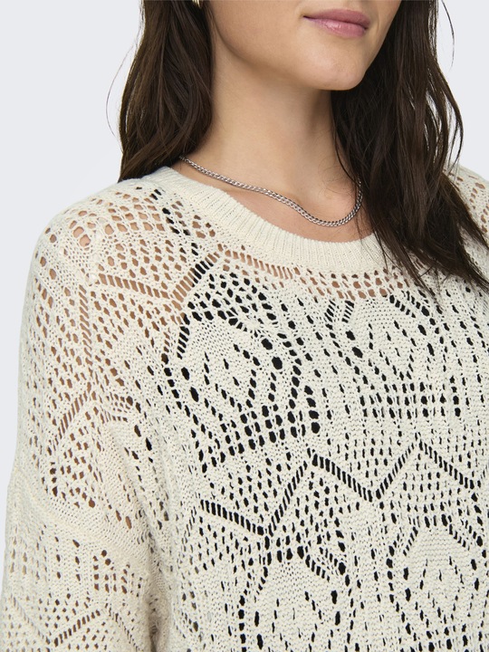 Actual product image Only American fit round neck drop shoulder jumper knitted jumper (S)