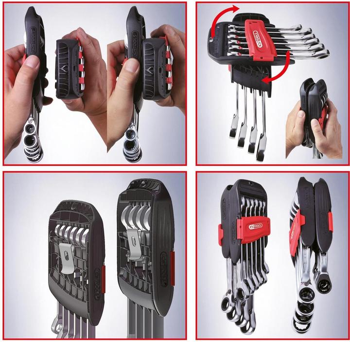 Produktbild KS Tools GEARplus 10-tlg. Ratschenringmaulschlüssel-Satz (19 mm)