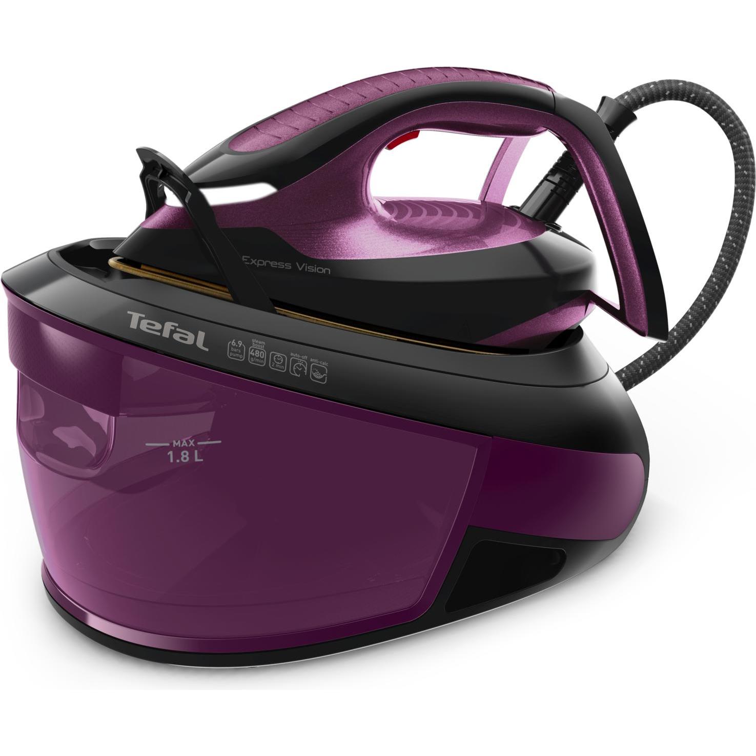 Tefal SV8152E0 Express Vision, Bügeleisen, Violett, Schwarz