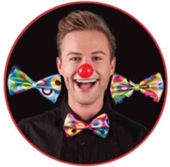 Produktbild Boland Fliege Clown Sort.