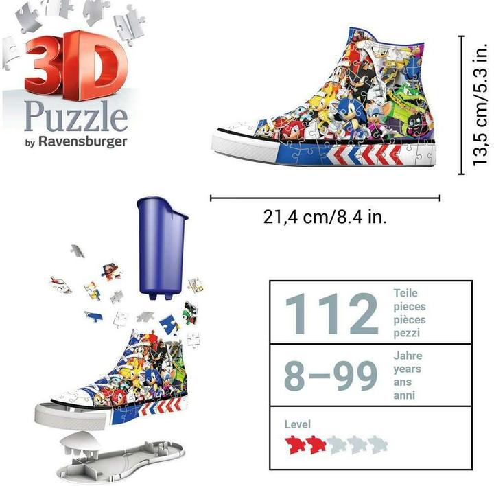 Immagine prodotto Ravensburger Sneaker Sonic (108 pezzi)
