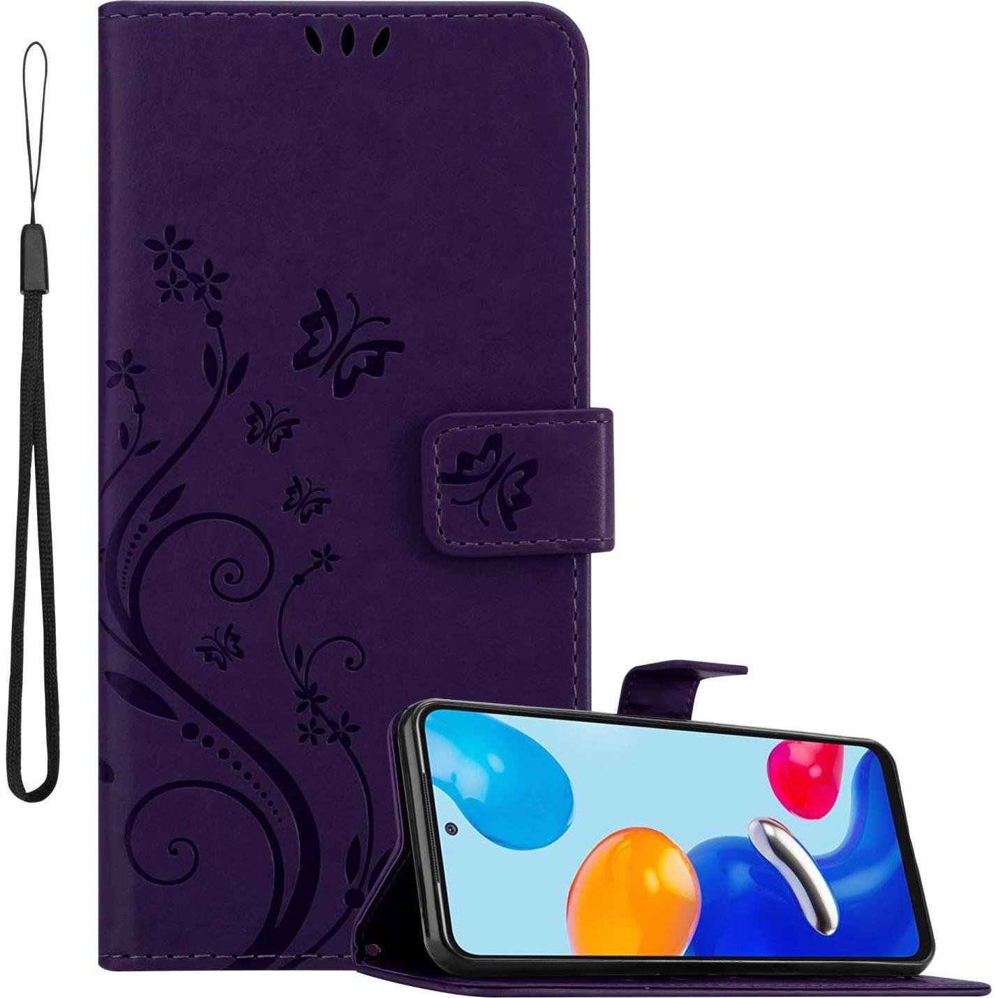 Cadorabo Hülle für Xiaomi RedMi NOTE 11 4G / 11S 4G mit Blumen Muster (Xiaomi Redmi Note 11, Xiaomi Redmi Note 11S), Sma...
