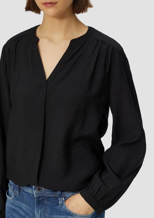 Actual product image S.Oliver Bluse Bluse aus Viskosemix mit Raffung (32)