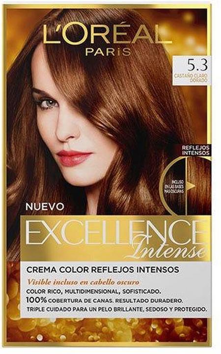Actual product image L'Oréal Paris EXCELLENCE INTENSE ink #5.3 castaño claro dorado (#5,3 castaño claro dorado)