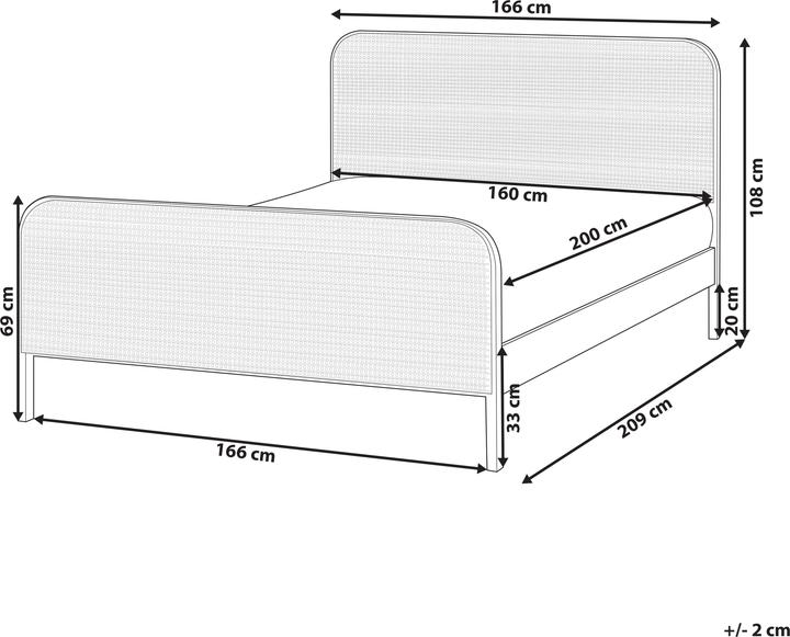 Image du produit Beliani Gonfaron (160 x 200 cm)