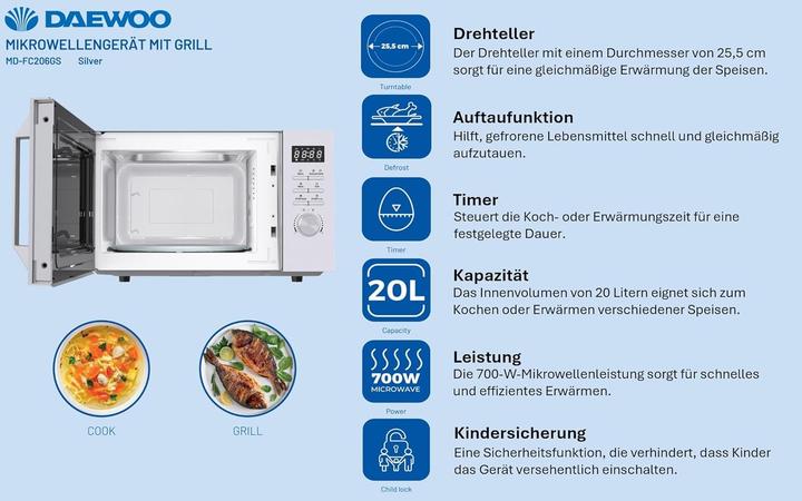 Actual product image Daewoo MD-FC206GS (20 l)