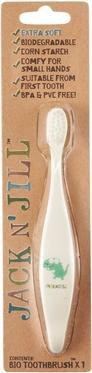 Produktbild Jack N' Jill Kids Plastic Free Bio Toothbrush with Soft Nylon Bristles - Dino (Weich)