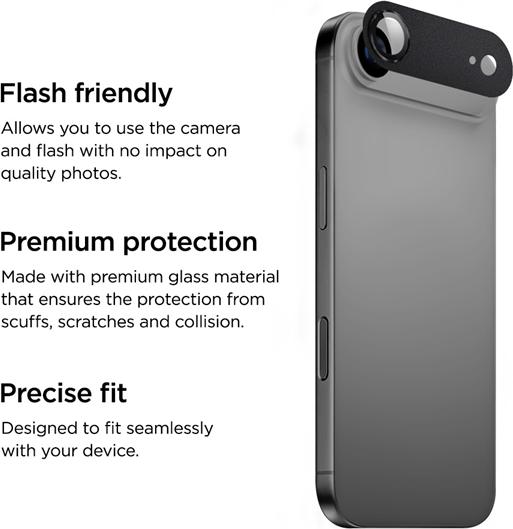 Actual product image Eiger Kameralinsen-Schutzglas Mountain Glass (1 pcs., Apple iPhone Air)