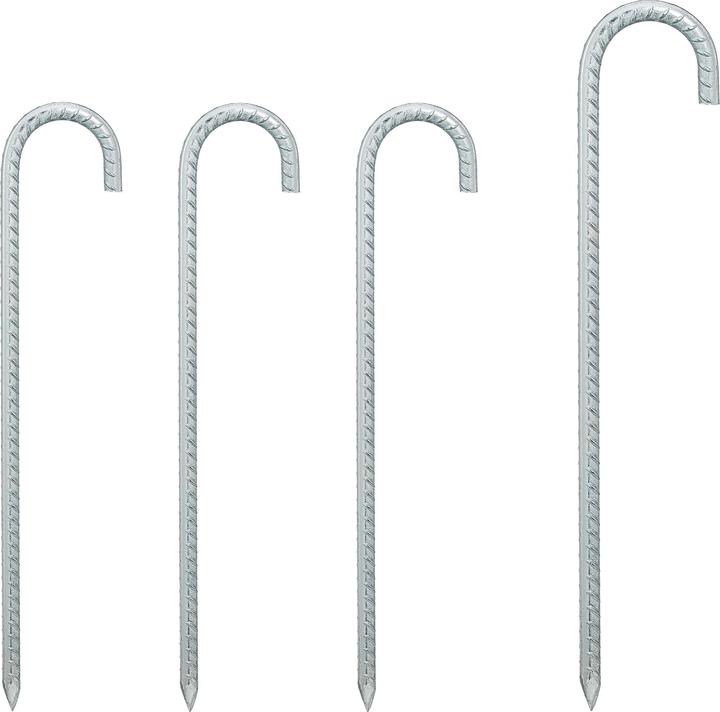 Actual product image Relaxdays 4x ground anchor