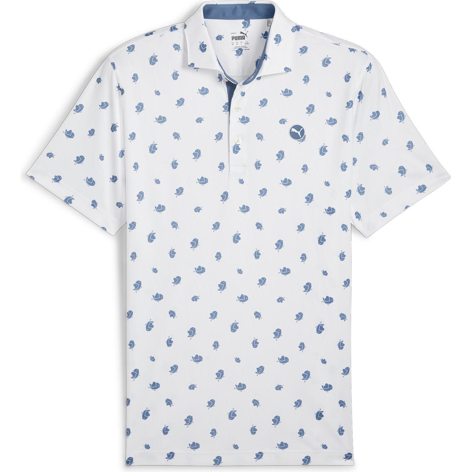 Thumbnail - Puma, Herren, Shirt, Pure Love Birdies Polo, Weiss, (S)