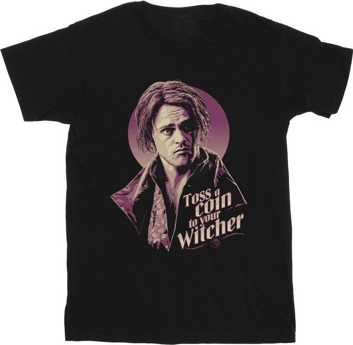 Immagine prodotto Netflix The Witcher Bard Toss A Coin Maglietta Uomo (3XL)
