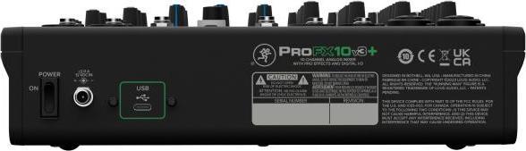 Produktbild Mackie Mischpult ProFX10V3+ Analogmixer mit 2x XLR-Kabel