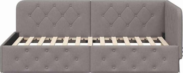 Image du produit vidaXL Eckbettgestell (90 x 190 cm)