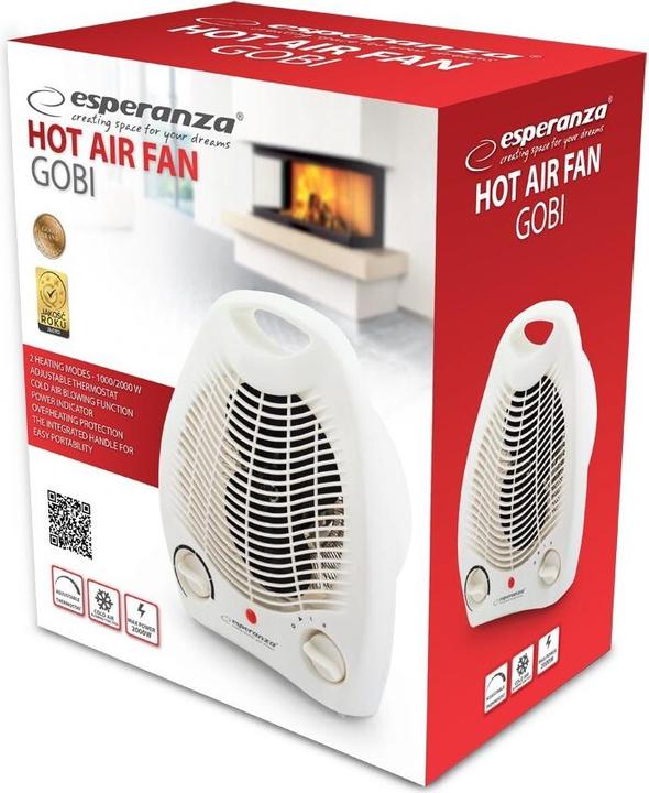 Produktbild Esperanza EHH001 Elektrische Raumheizung Indoor (2000 W)