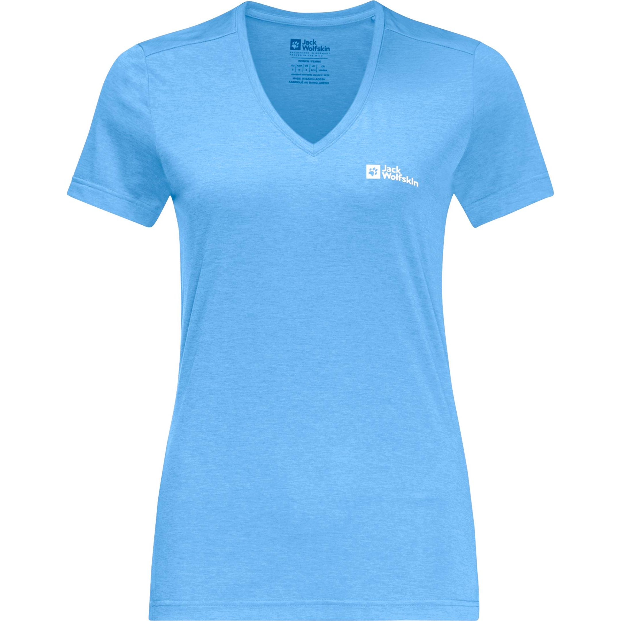 Jack Wolfskin, Damen, Sportshirt, Crosstrail T Women (L), Blau, L