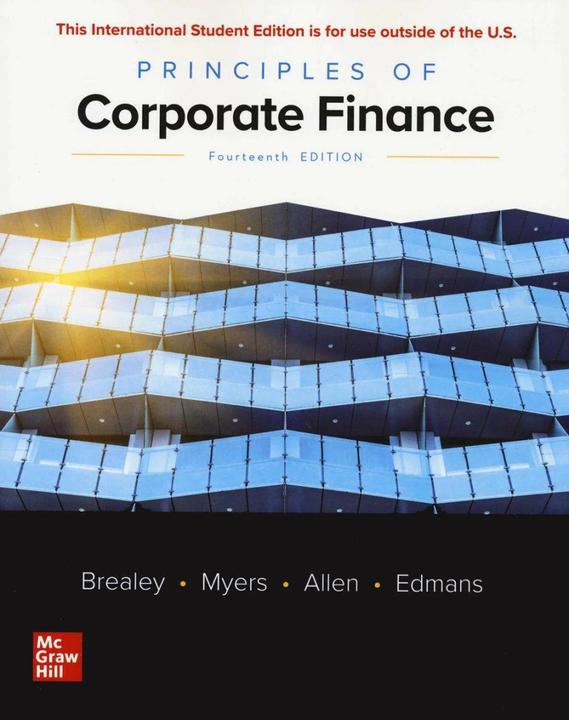Actual product image Principles of Corporate Finance (English, Alex Edmans, Franklin Allen, Richard Brealey, Stewart Myers, 2022)