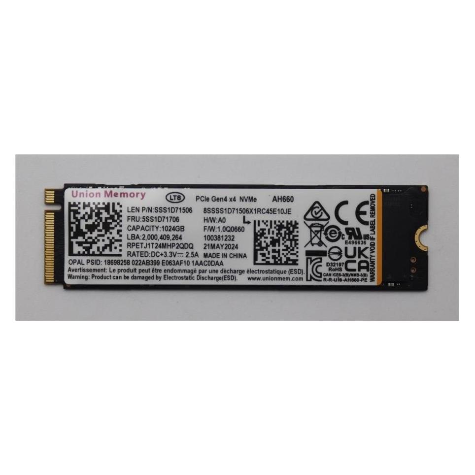 Lenovo Ssd asm (1000 GB, M.2 2280), SSD