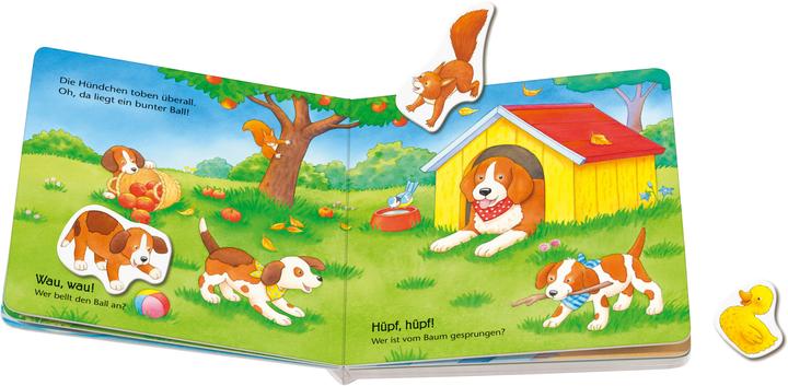 Image du produit Ravensburger Mon premier livre magnétique : Qui appartient à qui? Les enfants animaux - livre de jeu magnétique (Allemand)