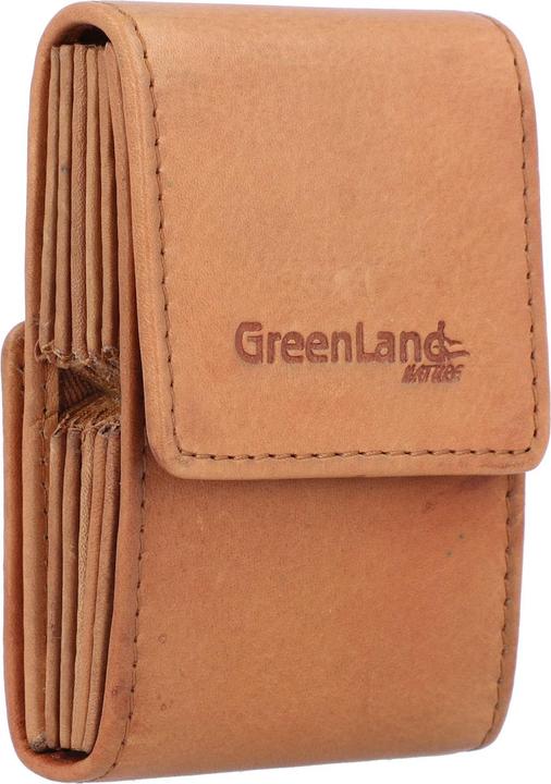 Actual product image Greenland Nature Credit card holder RFID protection leather 7 cm