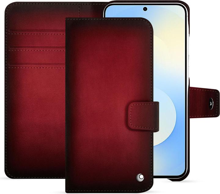 Actual product image Noreve Samsung Galaxy S25 FE leather wallet case (Samsung Galaxy S25 FE)