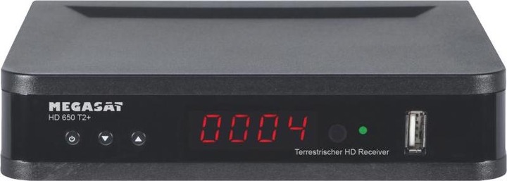Productafbeelding Megasat HD 650 T2+ H,265/HEVC Irdeto (DVB-T2)