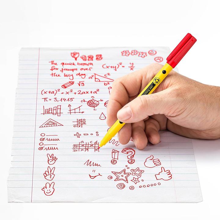 Produktbild Staedtler Noris 307-2 Fineliner Rot 0.6 mm 1 St. (Rot, Gelb, 1 x)
