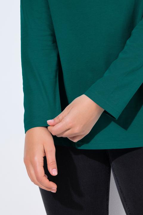 Produktbild Ulla Popken Shirt, Slim, V-Ausschnitt, Langarm (46, 48)