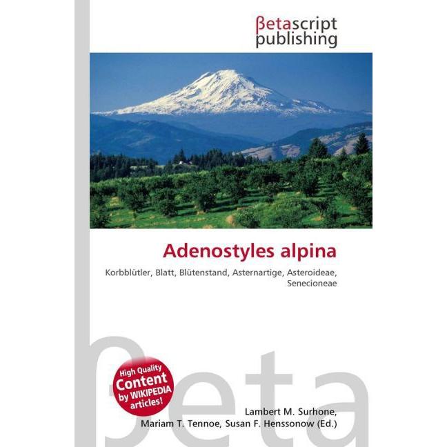 Adenostyles alpina, Fachbücher