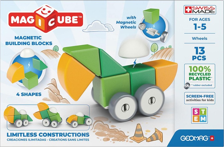 Produktbild Geomag Shapes GREEN line Wheels
